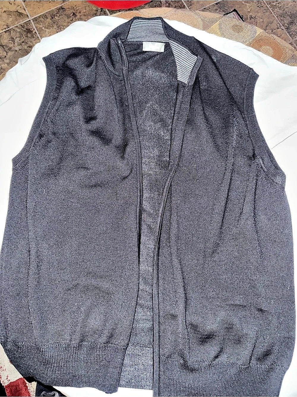 Neiman Marcus Men's Zip Front Vest Size Large NWT